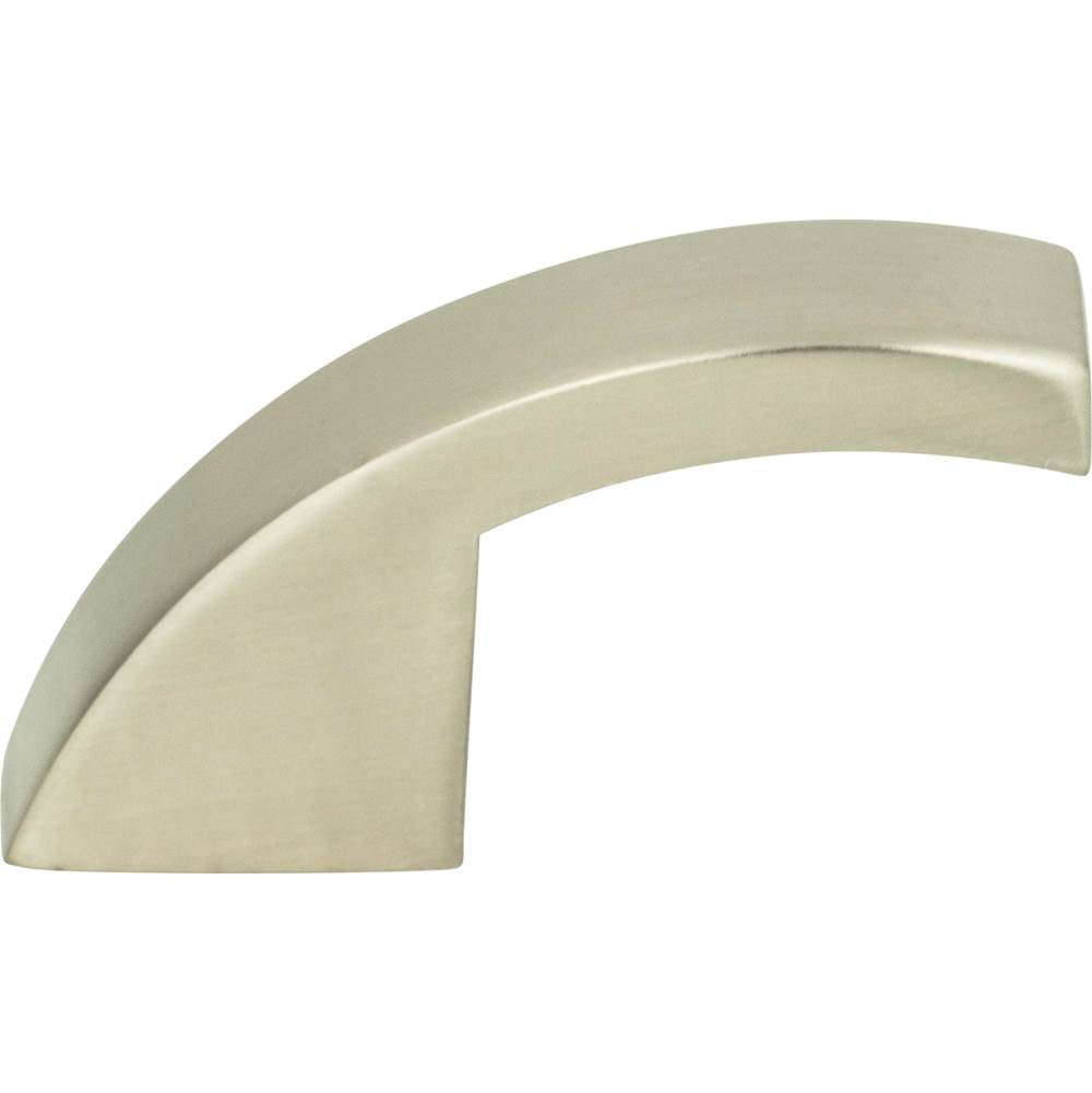 Atlas - Hook Knob 1 3/4 Inch Brushed Nickel - Brushed Nickel