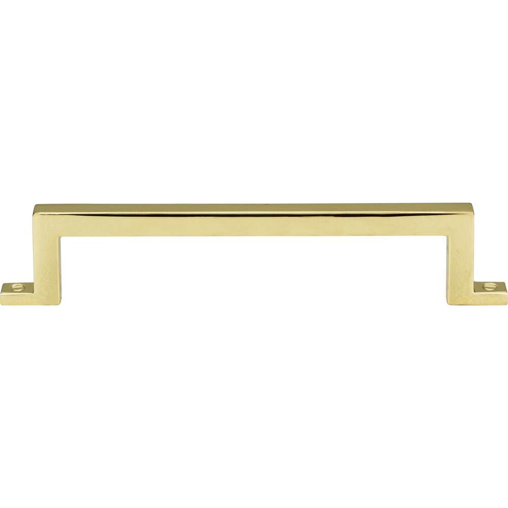 Atlas - Campaign Bar Pull 5 1/16 Inch (c-c) Polished Brass - Polished Brass