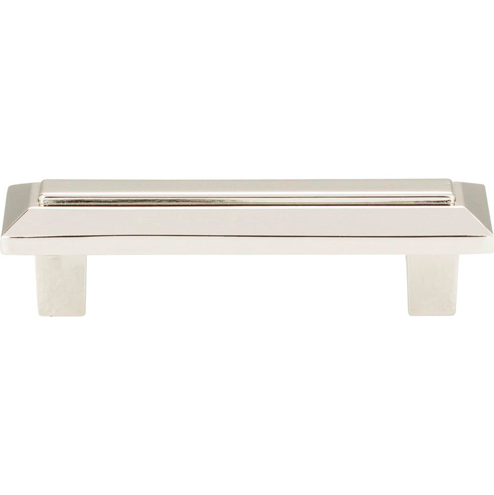 Atlas - Trocadero Pull 3 Inch (c-c) Polished Nickel - Polished Nickel