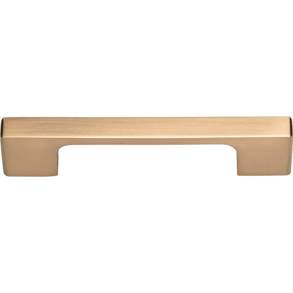 Thin Square Pull 3 3/4 Inch (c-c) Matte Black