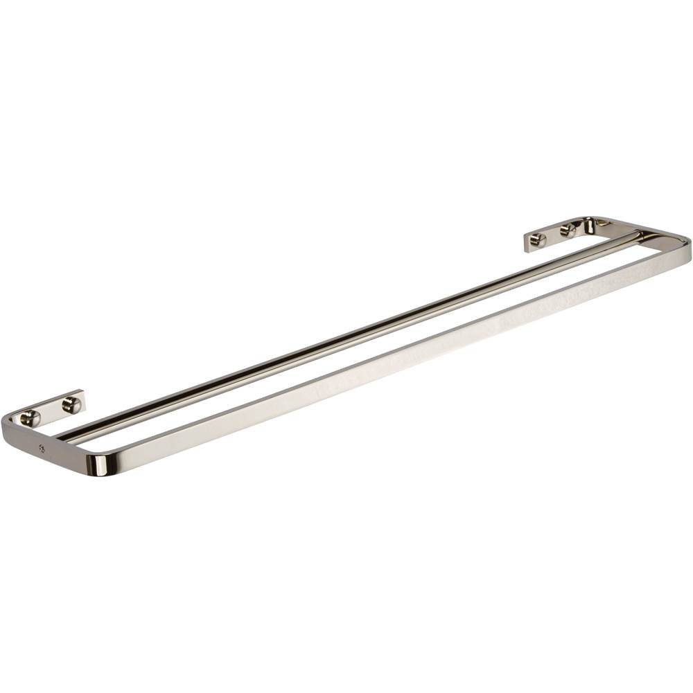 Atlas - Solange Bath Towel Bar 24 Inch Double Polished Nickel - Polished Nickel