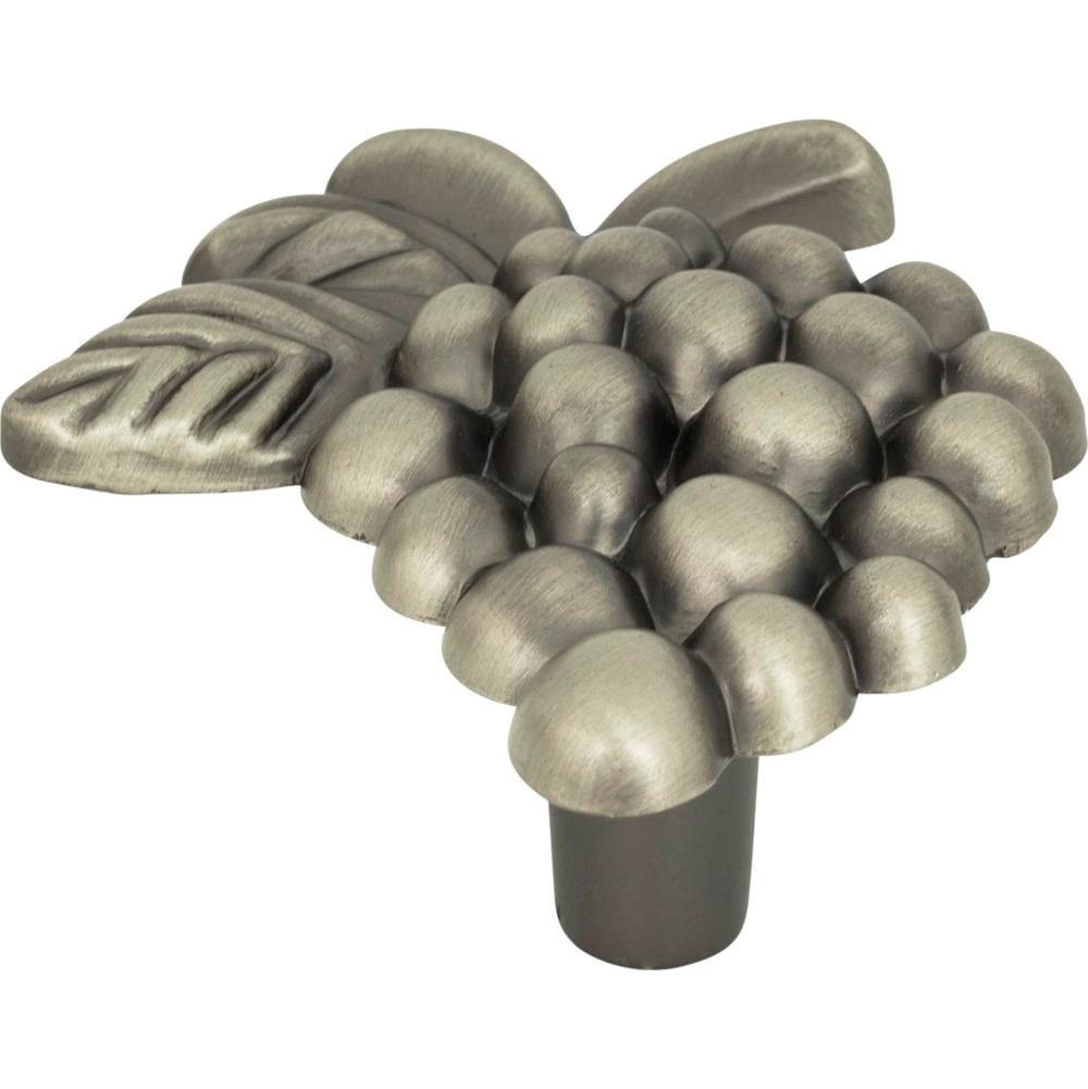 Atlas - Vineyard Grapes Knob 2 Inch Pewter - Pewter