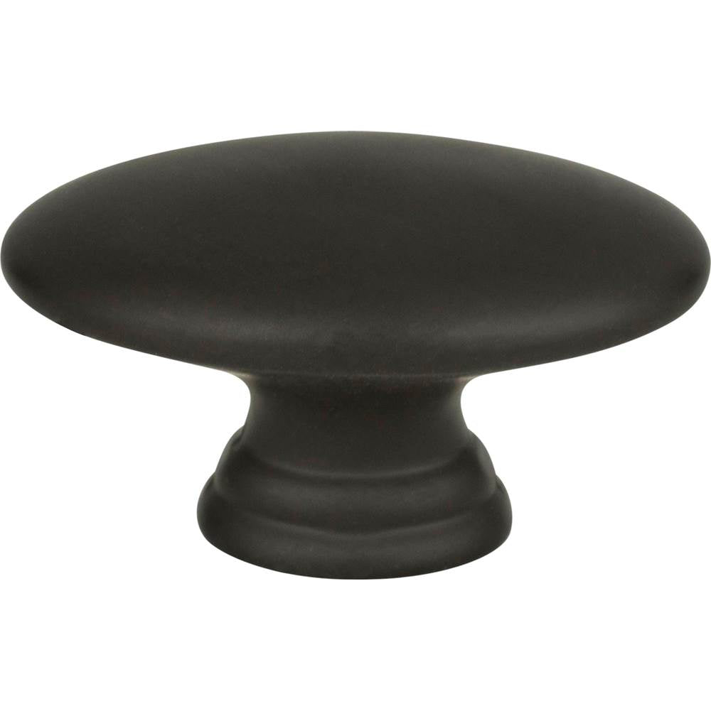 Atlas - Egg Knob 1 1/2 Inch Aged Bronze - Aged Bronze