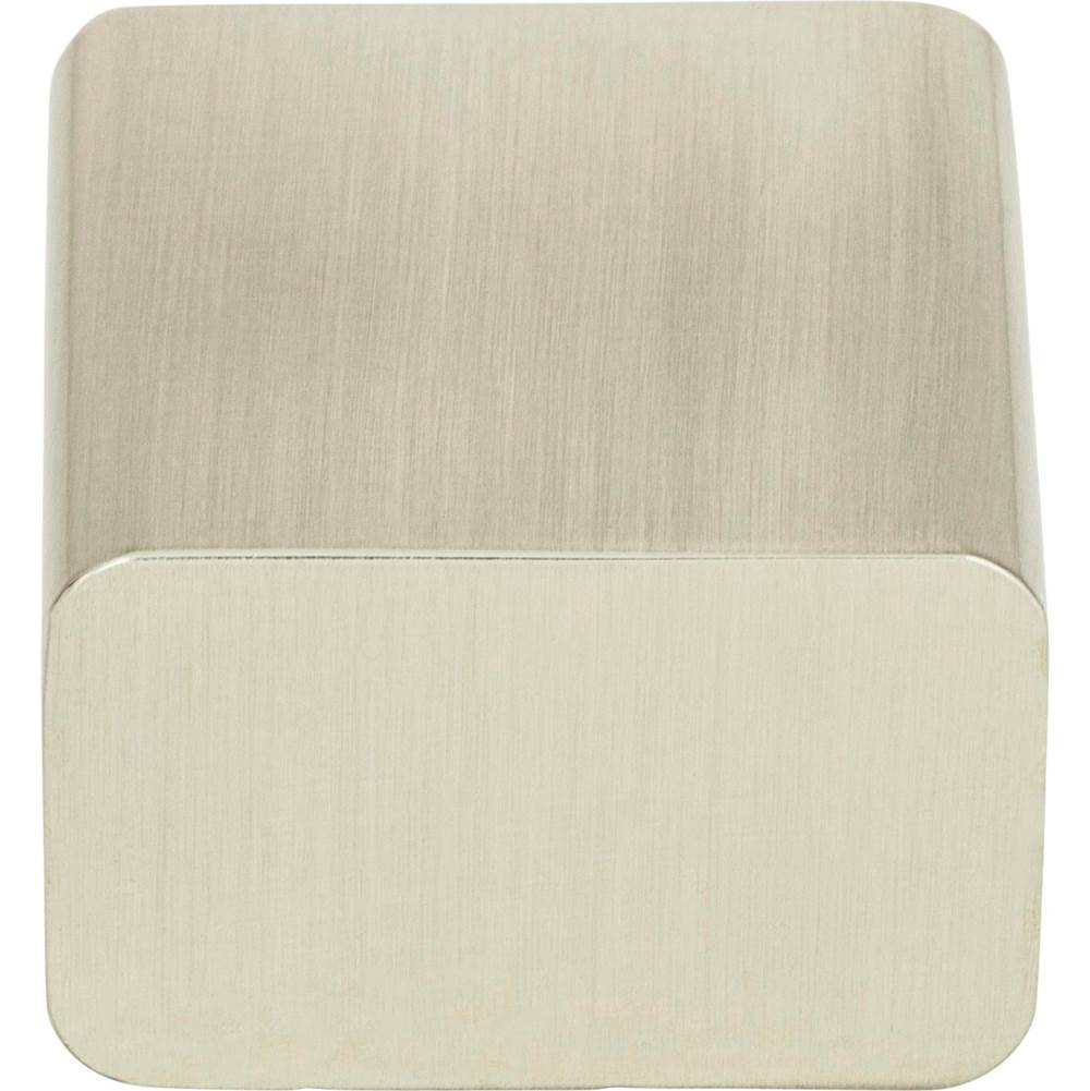 Atlas - Element Knob 1 Inch Brushed Nickel - Brushed Nickel