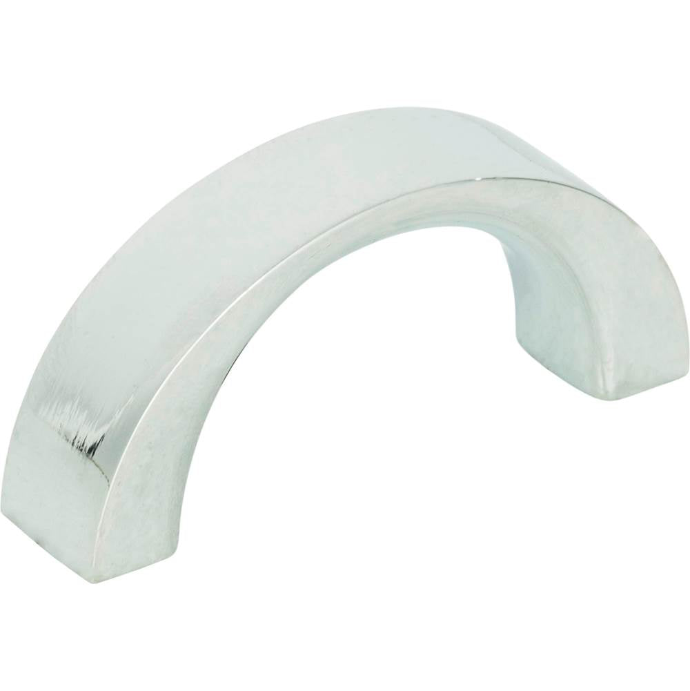 Tableau Curved Pull 1 7/16 Inch (c-c) Brushed Nickel