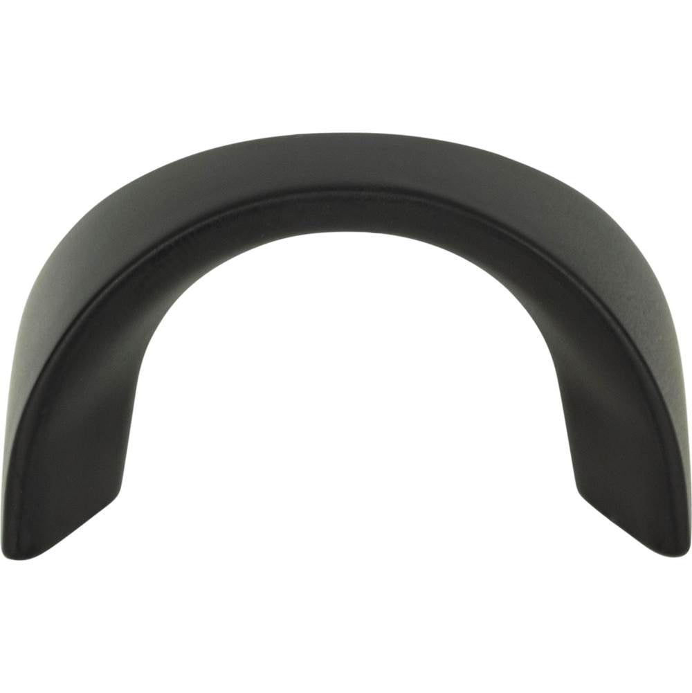 Atlas - Sleek Knob 1 1/4 Inch (c-c) Matte Black - Matte Black