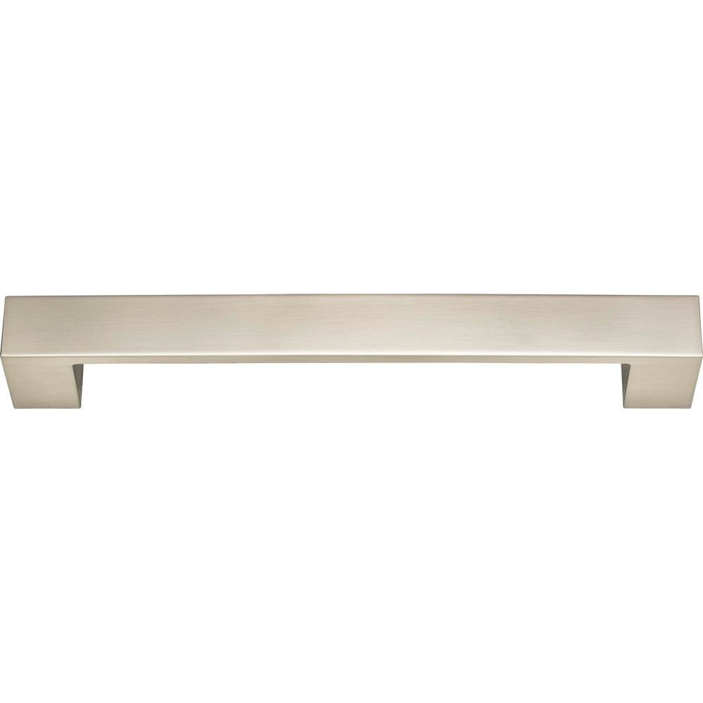 Wide Square Pull 7 9/16 Inch (c-c) Matte Black