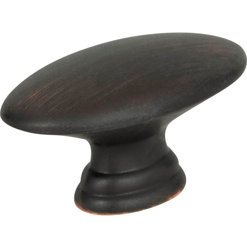Egg Knob 1 1/2 Inch Brushed Nickel