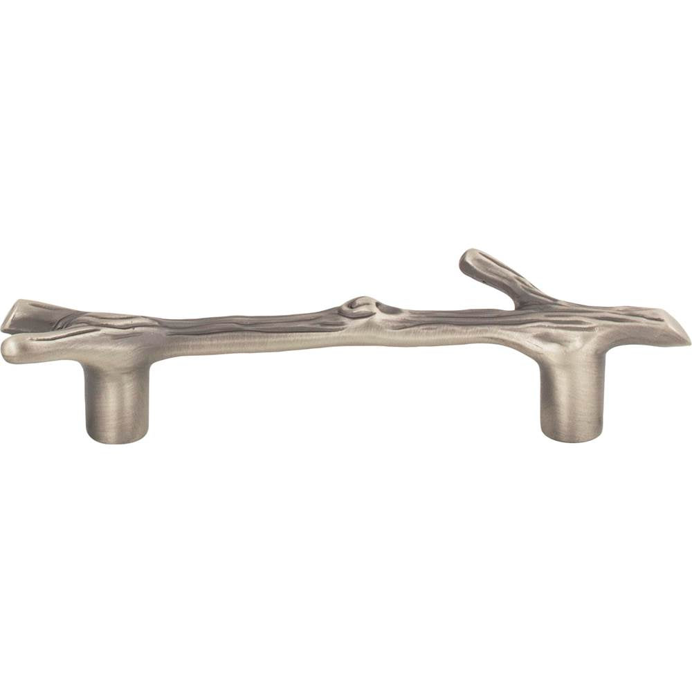 Atlas - Twig Pull 3 Inch (c-c) Pewter - Pewter