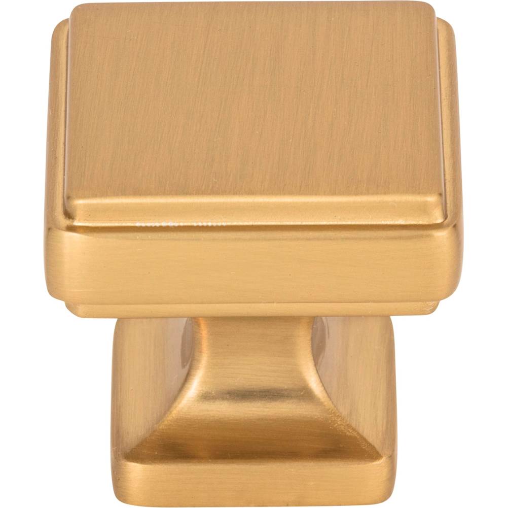 Atlas - Kate Knob 1 1/4 Inch Warm Brass - Warm Brass