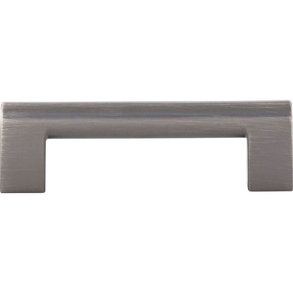 Atlas - Round Rail Pull 3 3/4 Inch (c-c) Slate - Slate