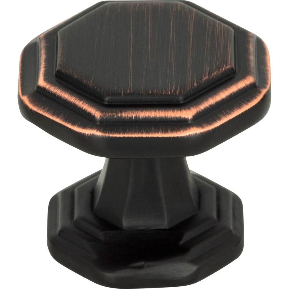 Atlas - Dickinson Octagon Knob 1 1/4 Inch Venetian Bronze - Venetian Bronze