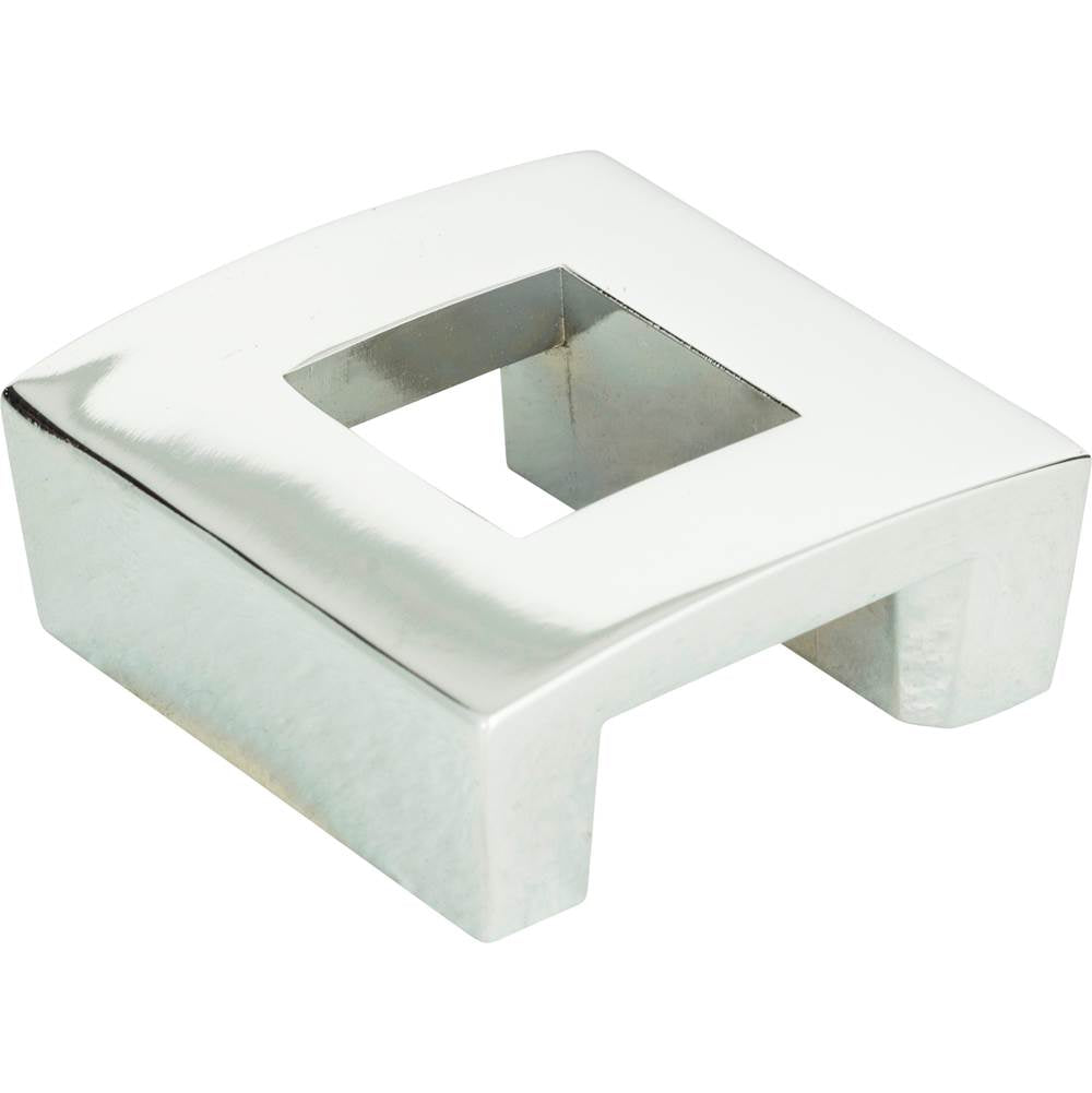Centinel Square Knob 1 1/4 Inch (c-c) Matte Black