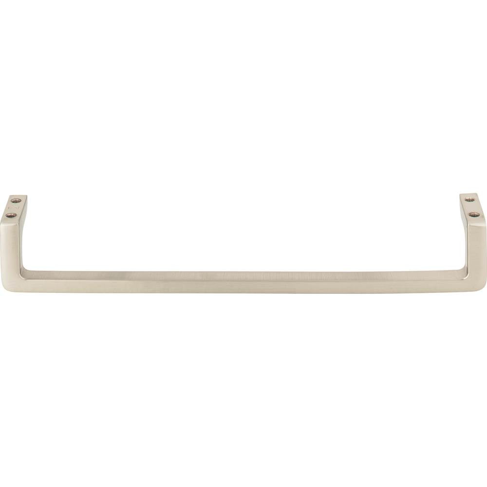 Atlas - Logan Pull 7 9/16 Inch (c-c) Brushed Nickel - Brushed Nickel
