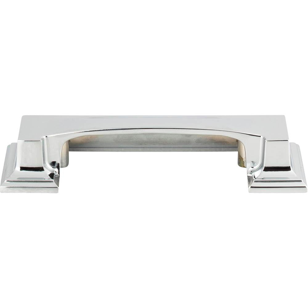 Atlas - Sutton Place Cup Pull 3 Inch (c-c) Polished Chrome - Polished Chrome