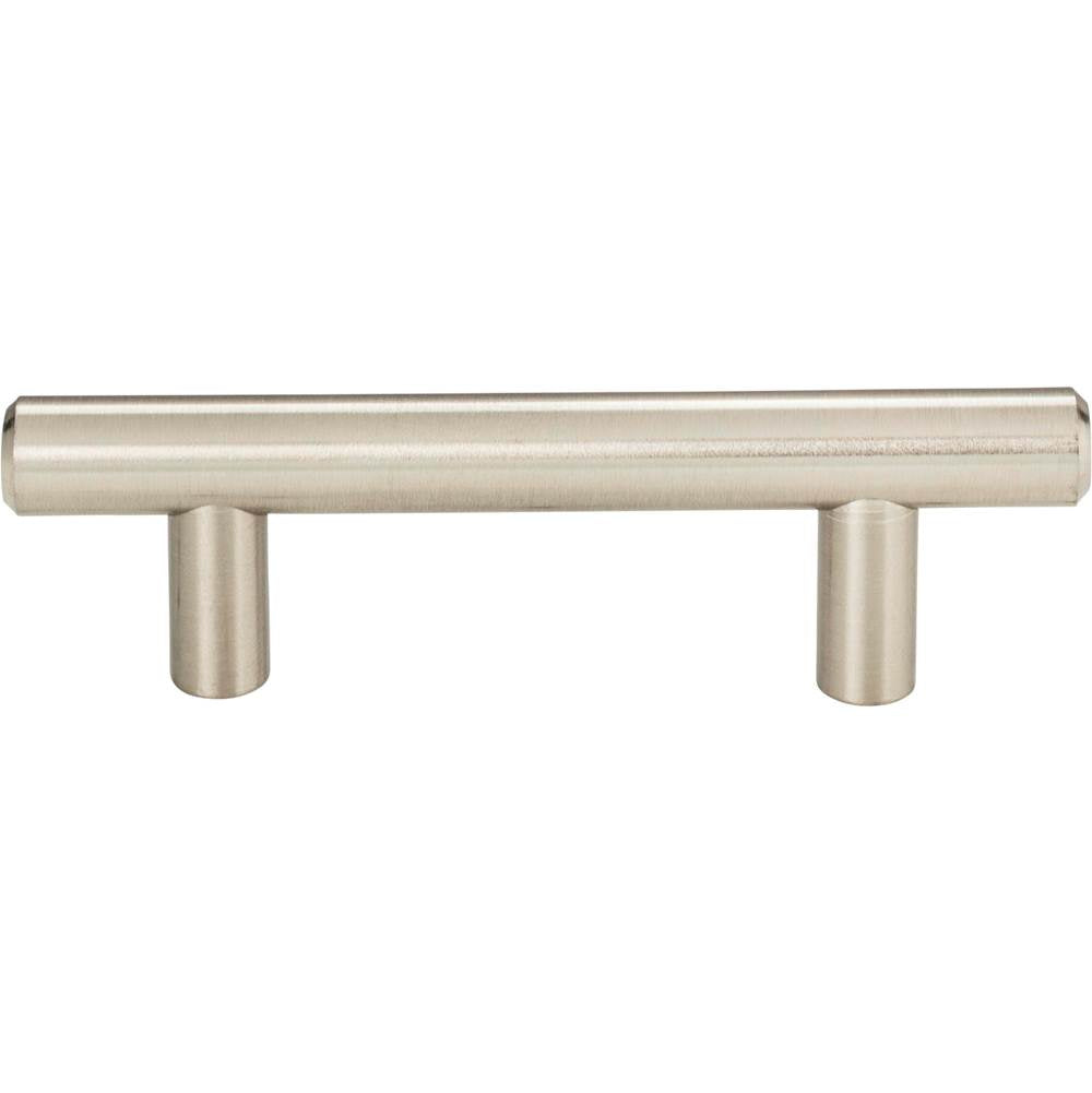 Atlas - Linea Rail Pull 3 Inch (c-c) Brushed Nickel - Brushed Nickel