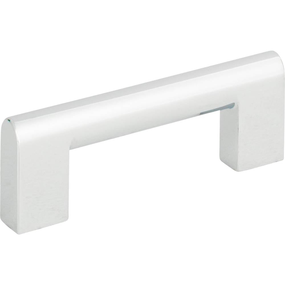 Round Rail Pull 3 Inch Matte Black