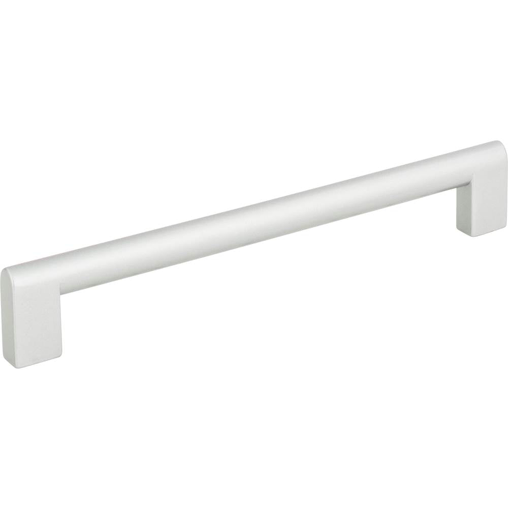 Round Rail Pull 7 9/16 Inch Matte Black