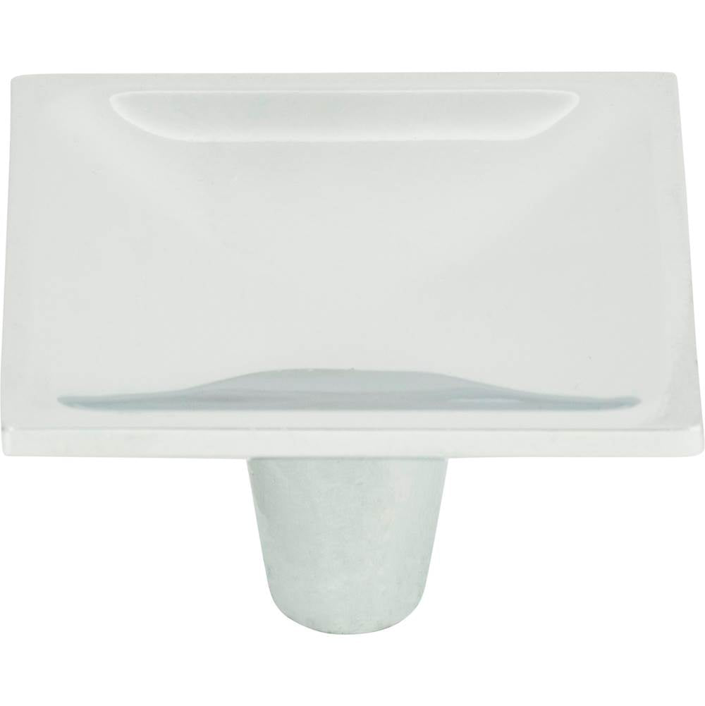 Atlas - Dap Square Knob 2 Inch Polished Chrome - Polished Chrome