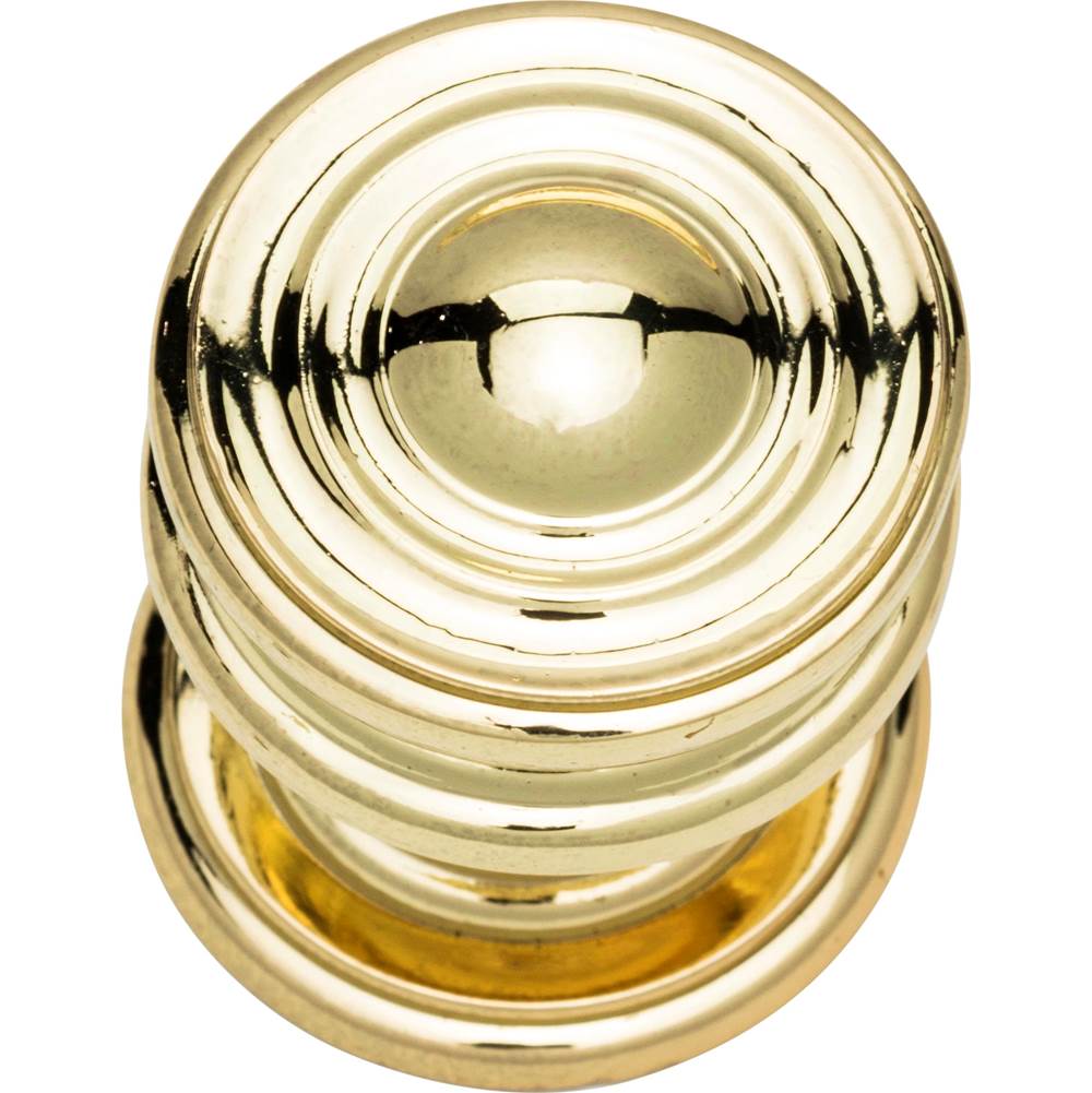 Campaign Round Knob 1 1/4 Inch Brushed Nickel