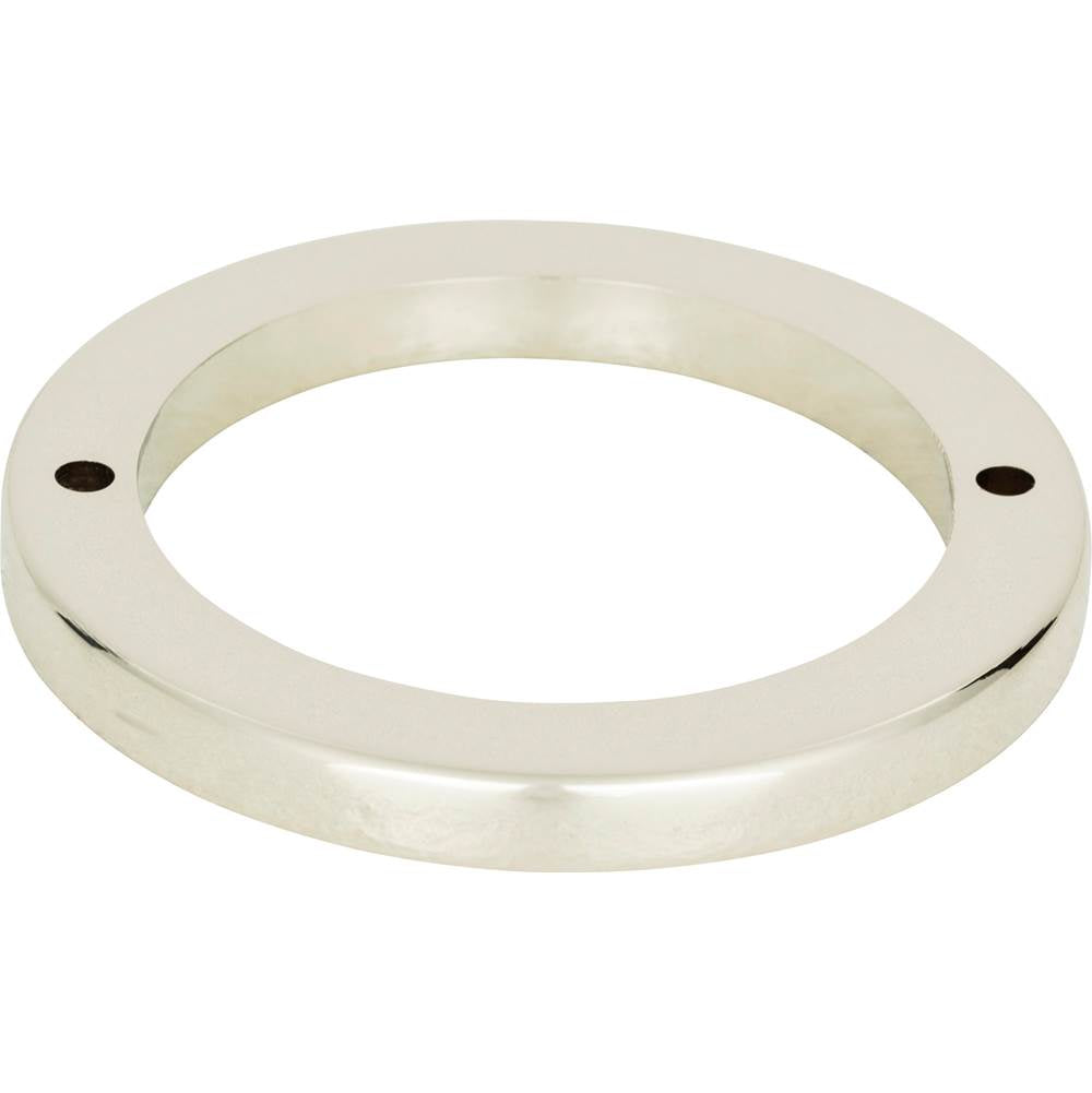 Atlas - Tableau Round Base 2 1/2 Inch Polished Nickel - Polished Nickel
