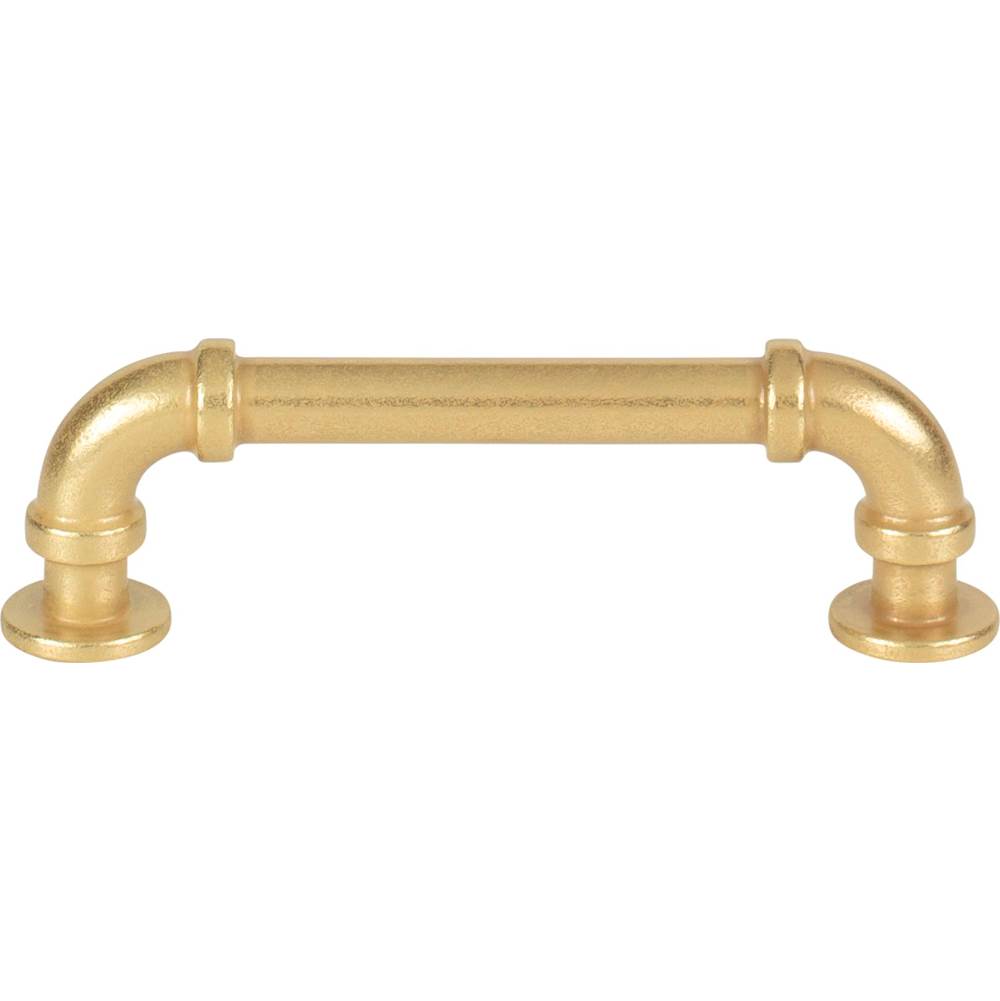 Atlas - Steam Punk Pull 3 3/4 Inch (c-c) Vintage Brass - Vintage Brass