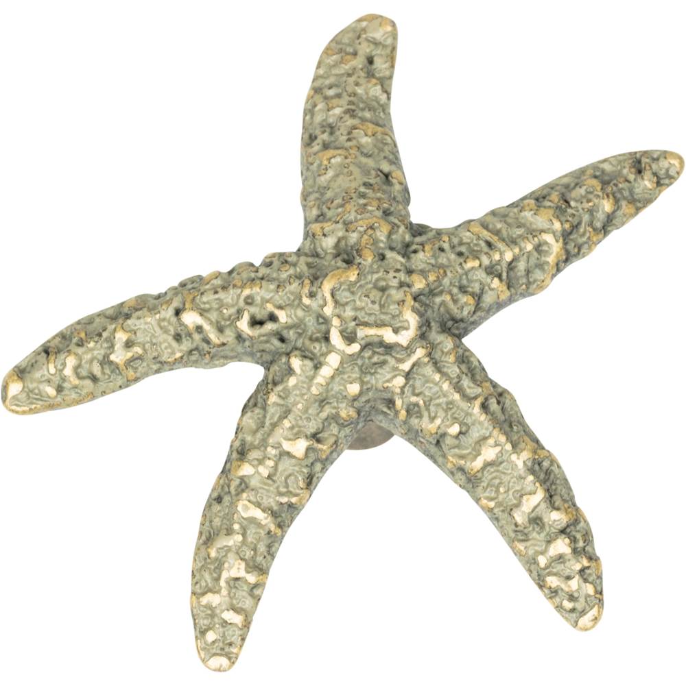 Starfish Knob 2 Inch Burnished Bronze