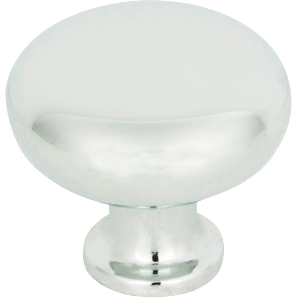 Atlas - Round Knob 1 1/4 Inch Polished Chrome - Polished Chrome