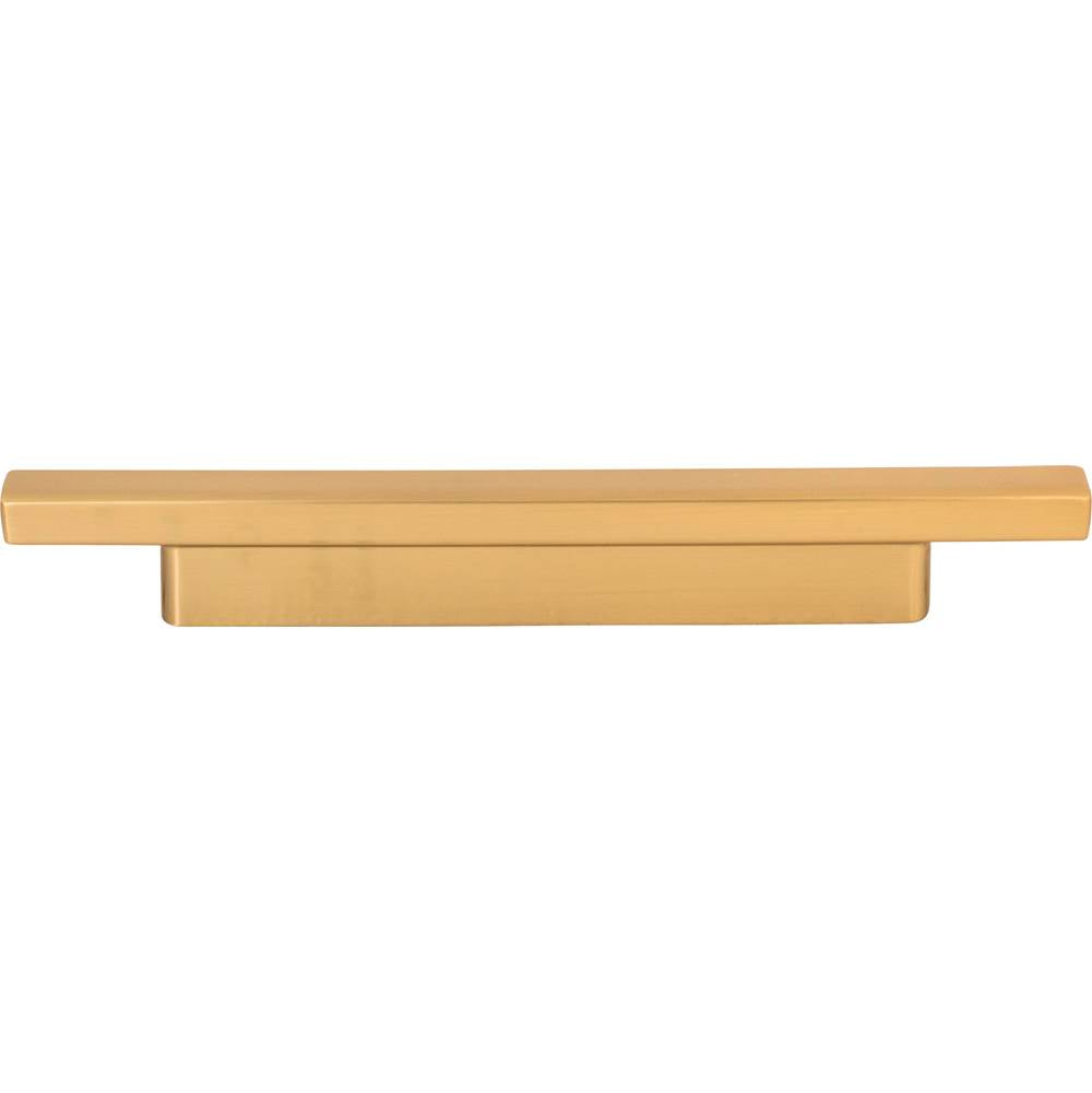 Atlas - Tom Tom Pull 3 Inch (c-c), 3 3/4 Inch (c-c) Warm Brass - Warm Brass