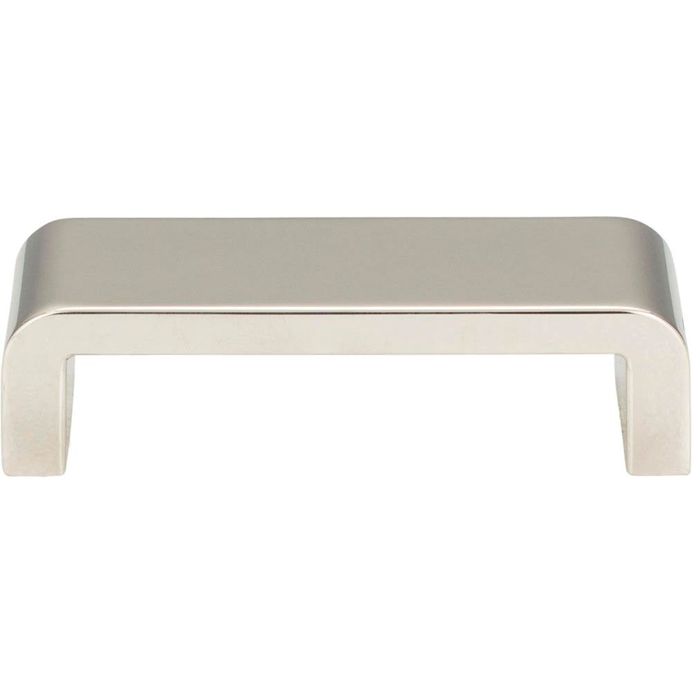 Atlas - Platform Pull 3 3/4 Inch (c-c) Polished Nickel - Polished Nickel