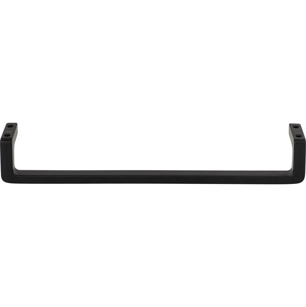 Atlas - Logan Pull 7 9/16 Inch (c-c) Matte Black - Matte Black