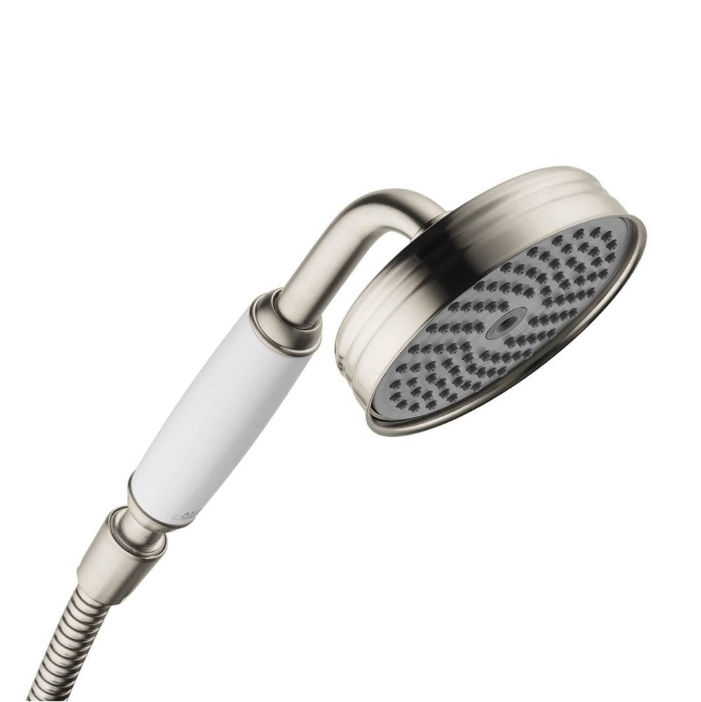 Axor - AXOR Montreux Handshower 100 1-Jet, 1.8 GPM in Brushed Nickel - Brushed Nickel