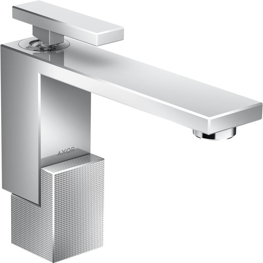 Axor - AXOR Edge Single-Hole Faucet 130 - Diamond Cut, 1.2 GPM in Chrome - Chrome