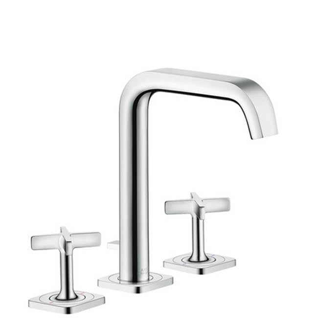 Axor - AXOR Citterio E Widespread Faucet 170 with Pop-Up Drain, 1.2 GPM in Chrome - Chrome