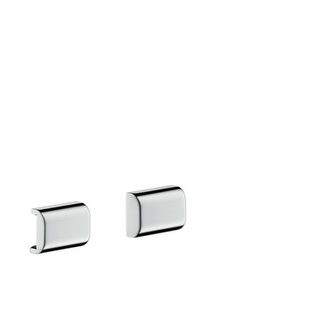 Axor - AXOR Universal SoftSquare Cover for Rail (2 Pieces) in Chrome - Chrome