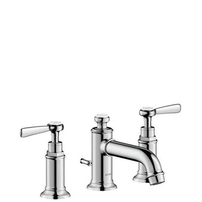 Axor - AXOR Montreux Widespread Faucet 30 with Lever Handles and Pop-Up Drain, 1.2 GPM in Chrome - Chrome