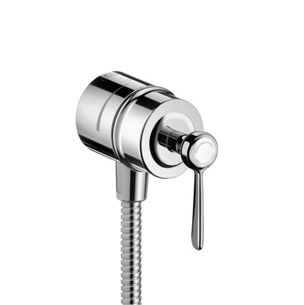 Axor - AXOR Montreux Wall Outlet with Check Valves and Volume Control, Lever Handle in Chrome - Chrome