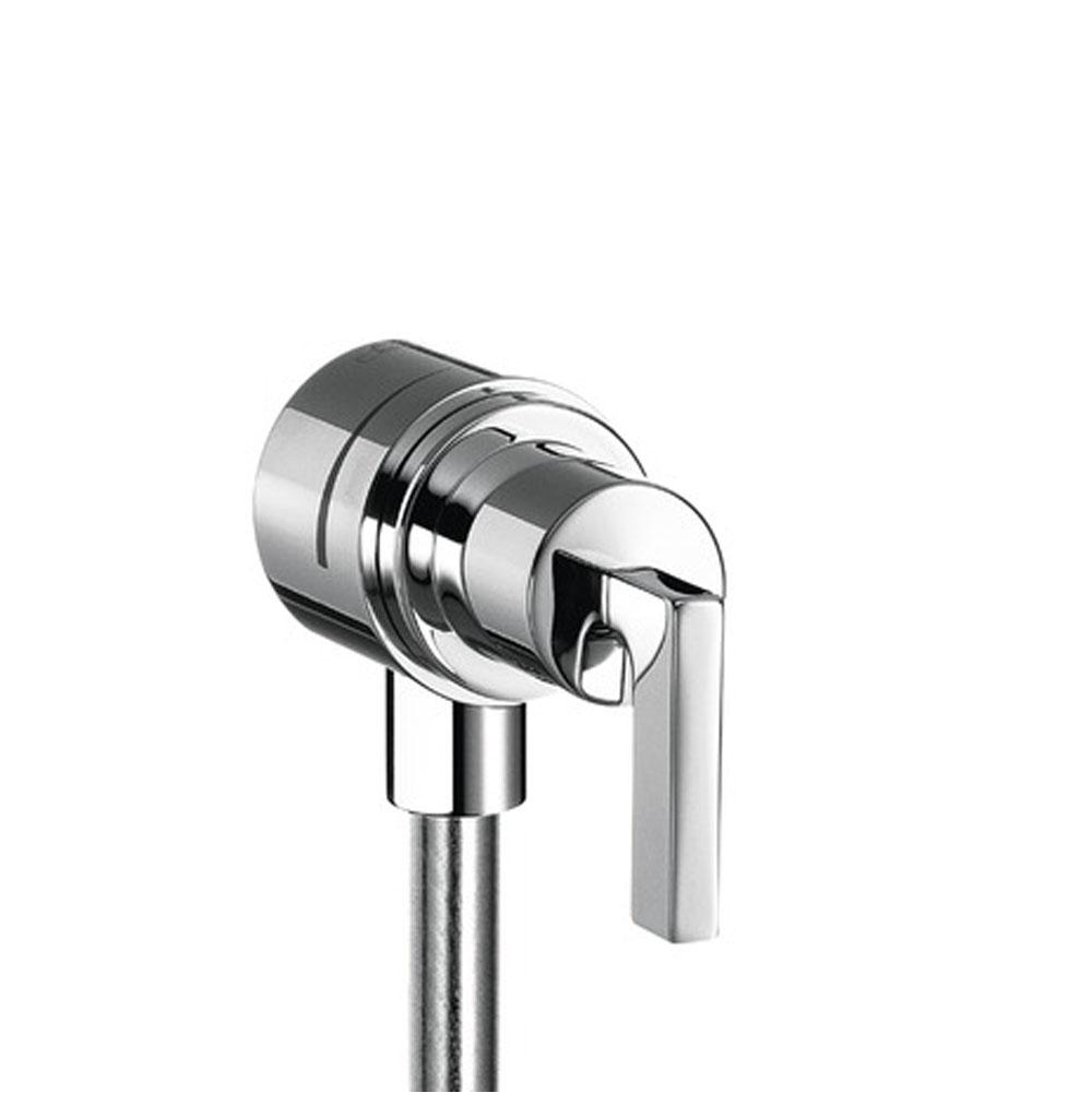 Axor - AXOR Citterio Wall Outlet with Check Valves and Volume Control, Lever Handle in Chrome - Chrome