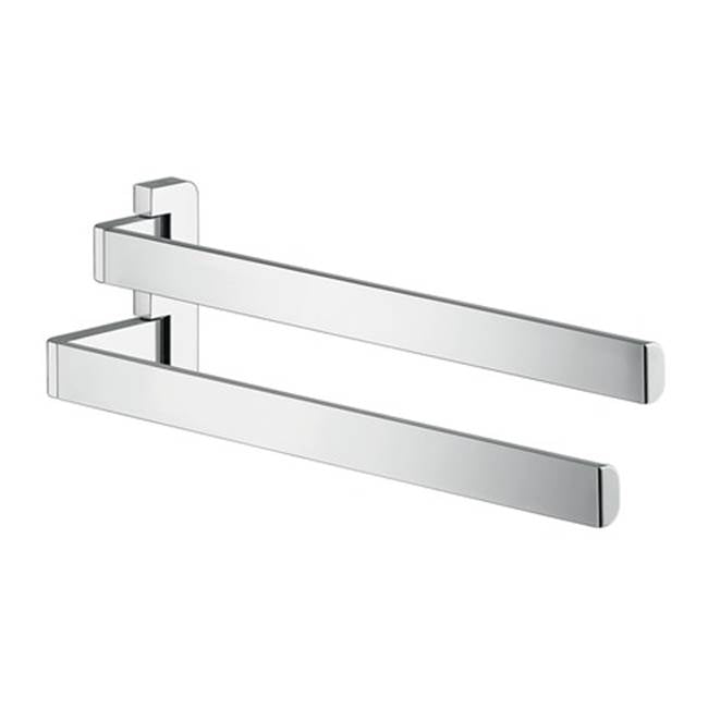 Axor - AXOR Universal SoftSquare Dual Towel Bar in Chrome - Chrome