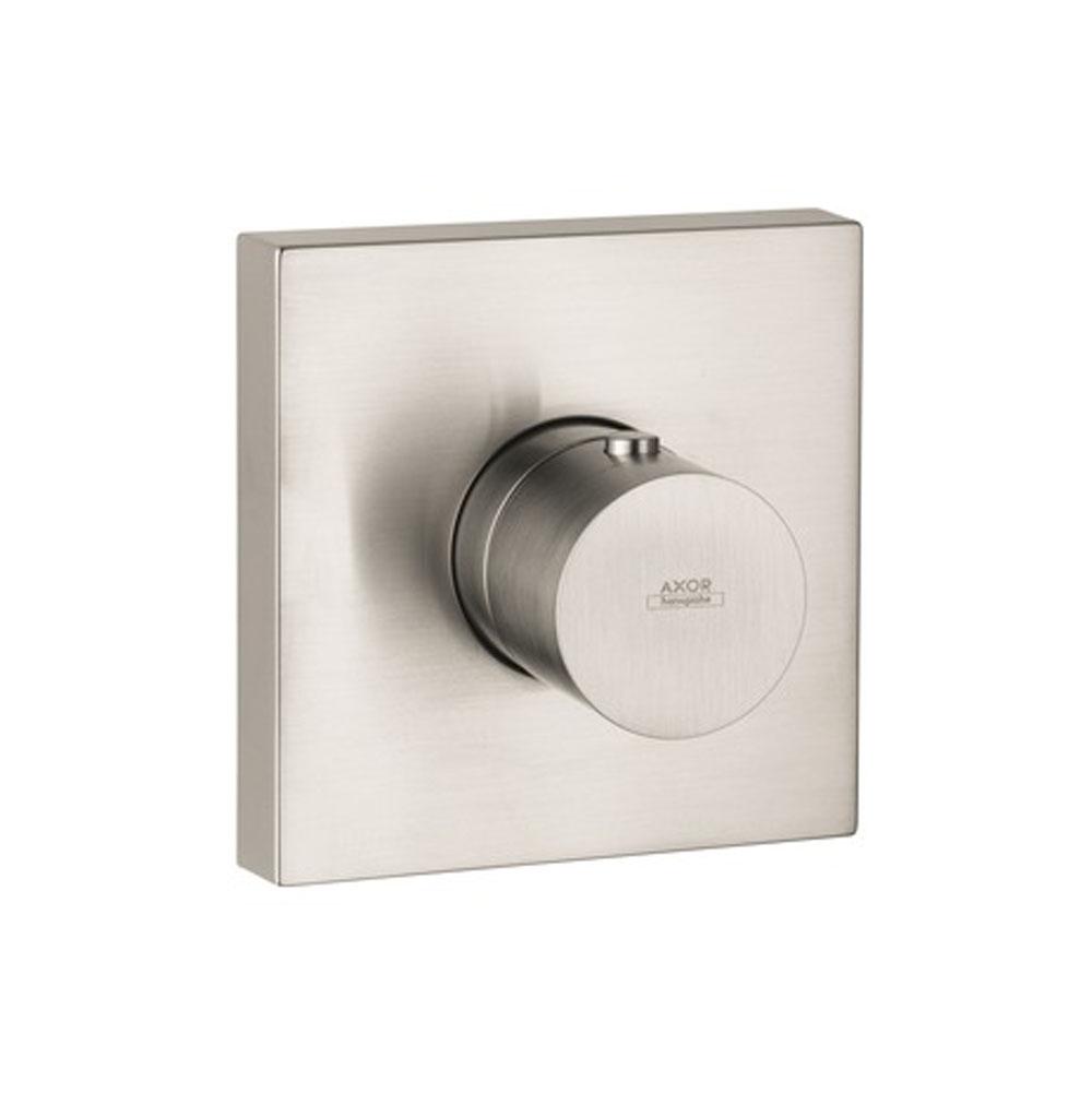 Axor - AXOR ShowerSolutions Thermostatic Trim 5'' x 5'' in Brushed Nickel - Brushed Nickel