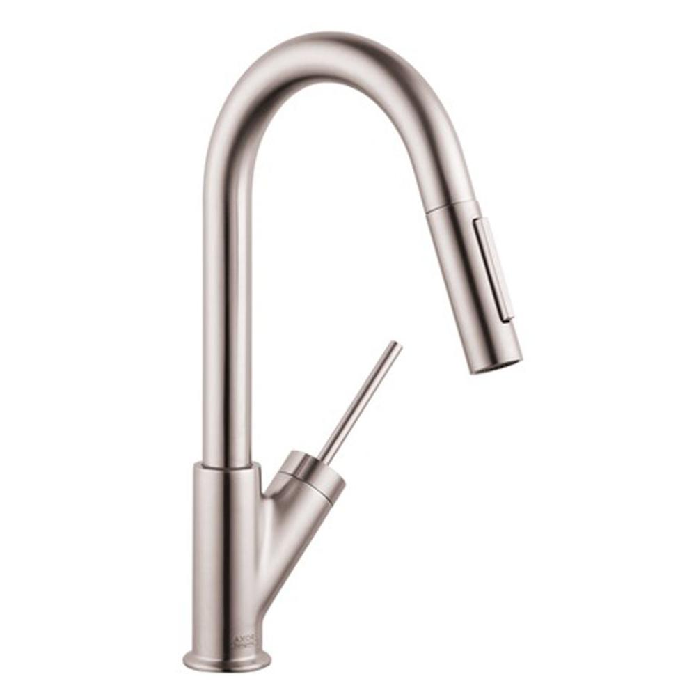 Axor - AXOR Starck Prep Kitchen Faucet 2-Spray Pull-Down, 1.75 GPM in Steel Optic - Steel Optic
