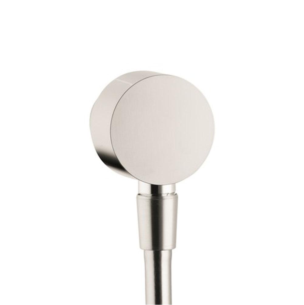 Axor - AXOR ShowerSolutions Wall Outlet with Check Valves in Brushed Nickel - Brushed Nickel