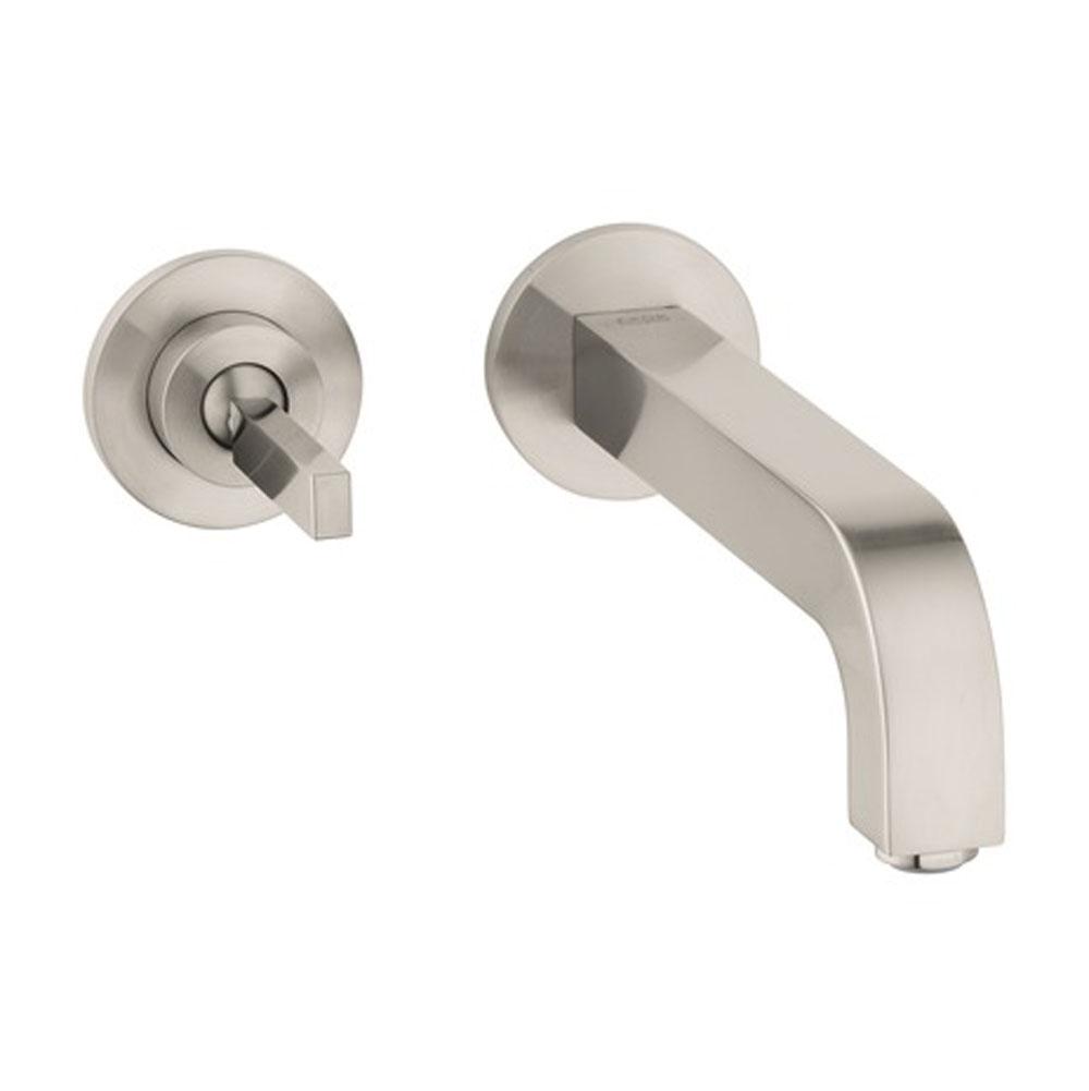 Axor - AXOR Citterio Wall-Mounted Single-Handle Faucet, 1.2 GPM in Brushed Nickel - Brushed Nickel