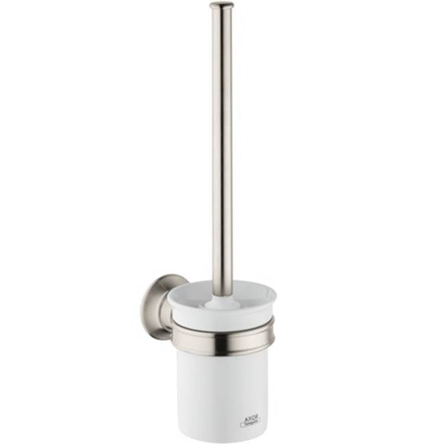 Axor - AXOR Montreux Toilet Brush with Holder, Wall-Mounted in Brushed Nickel - Brushed Nickel