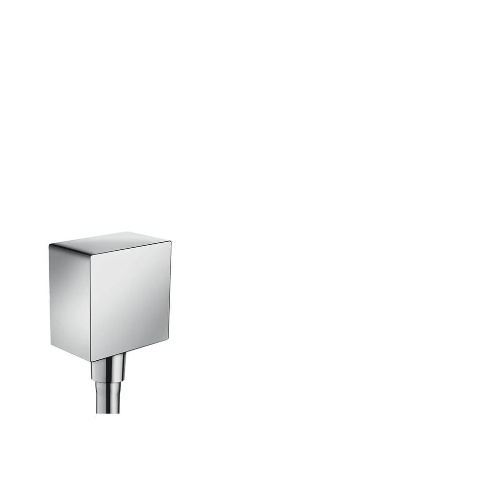 Axor - AXOR ShowerSolutions Wall Outlet Square with Check Valves in Chrome - Chrome