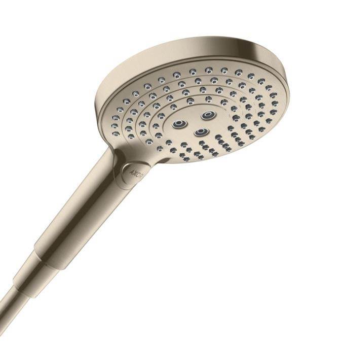 Axor - AXOR ShowerSolutions Handshower 120 3-Jet, 1.75 GPM in Brushed Nickel - Brushed Nickel