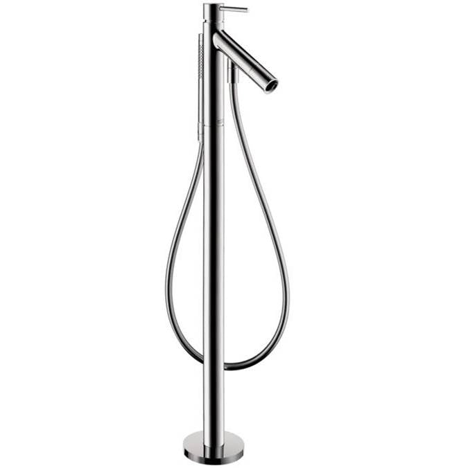 Axor - AXOR Starck Freestanding Tub Filler Trim with 1.75 GPM Handshower in Chrome - Chrome