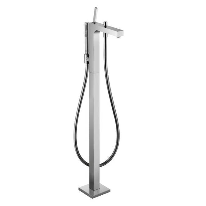 Axor - AXOR Citterio Freestanding Tub Filler Trim with 1.75 GPM Handshower in Chrome - Chrome