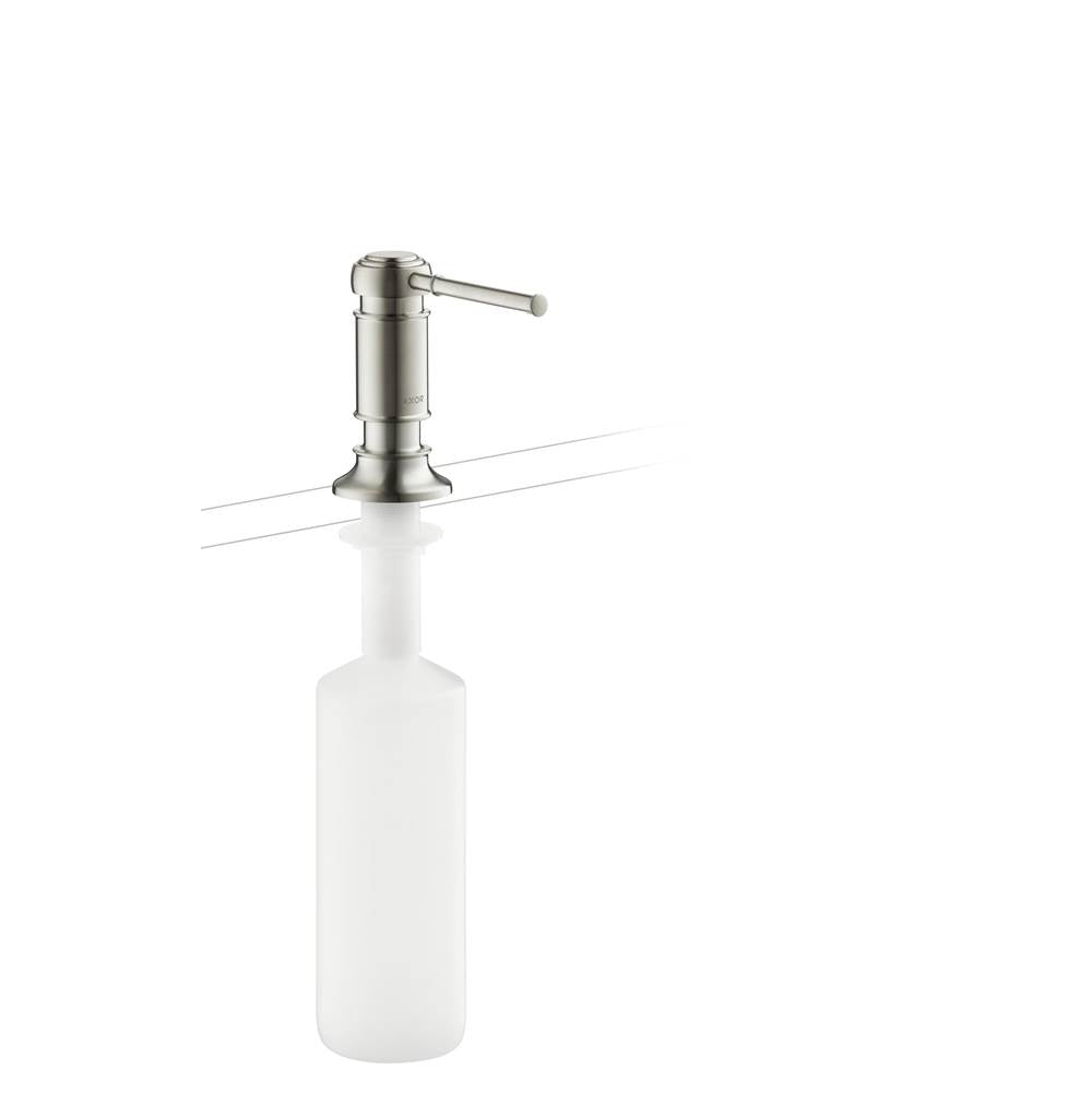 Axor - AXOR Montreux Soap Dispenser in Steel Optic - Steel Optic