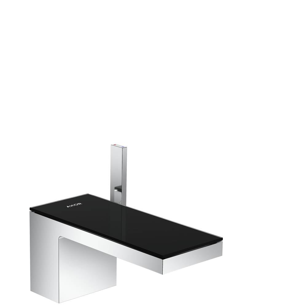 Axor - AXOR MyEdition Single-Hole Faucet 70, 1.2 GPM in Chrome / Black Glass - Chrome / Black Glass